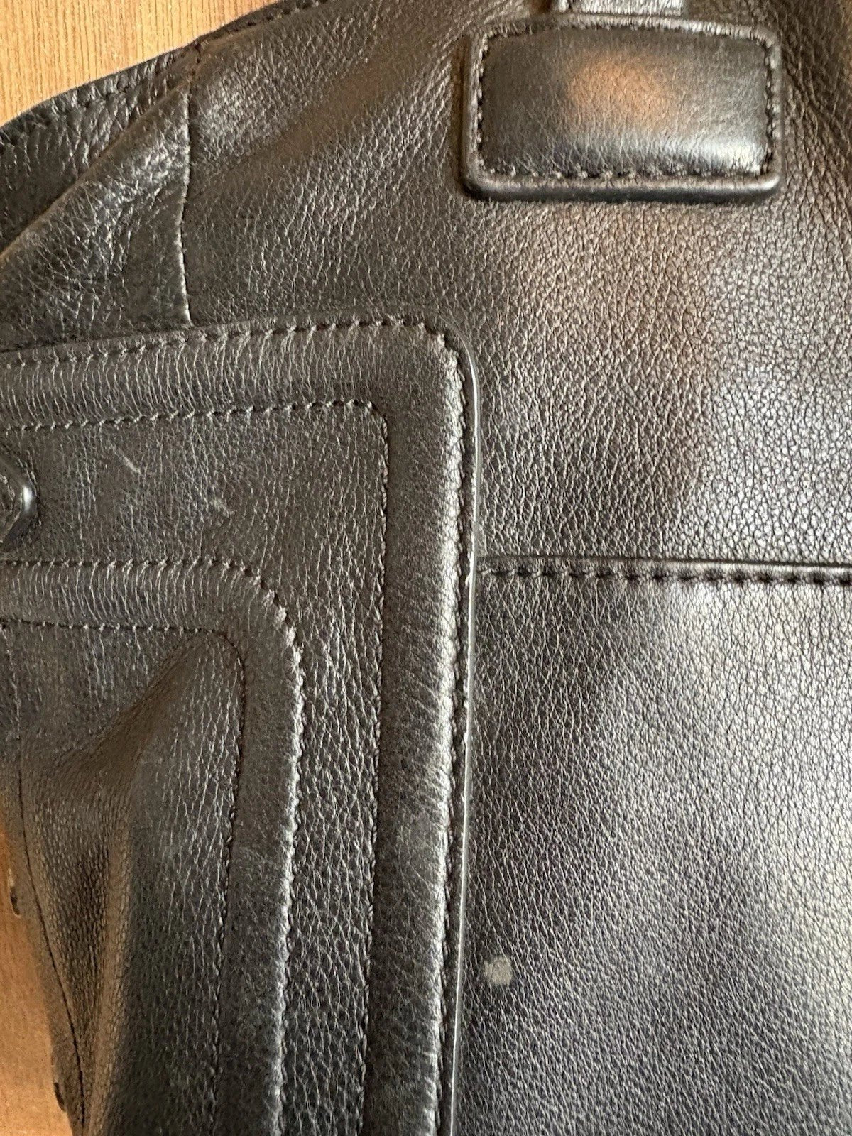 Hammitt Otis Leather Tote Black Gunmetal - MST GoodsVintage