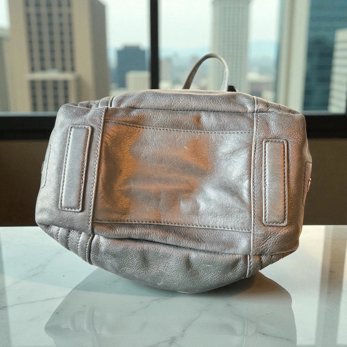 Hammitt Otis Leather Tote Black Gunmetal