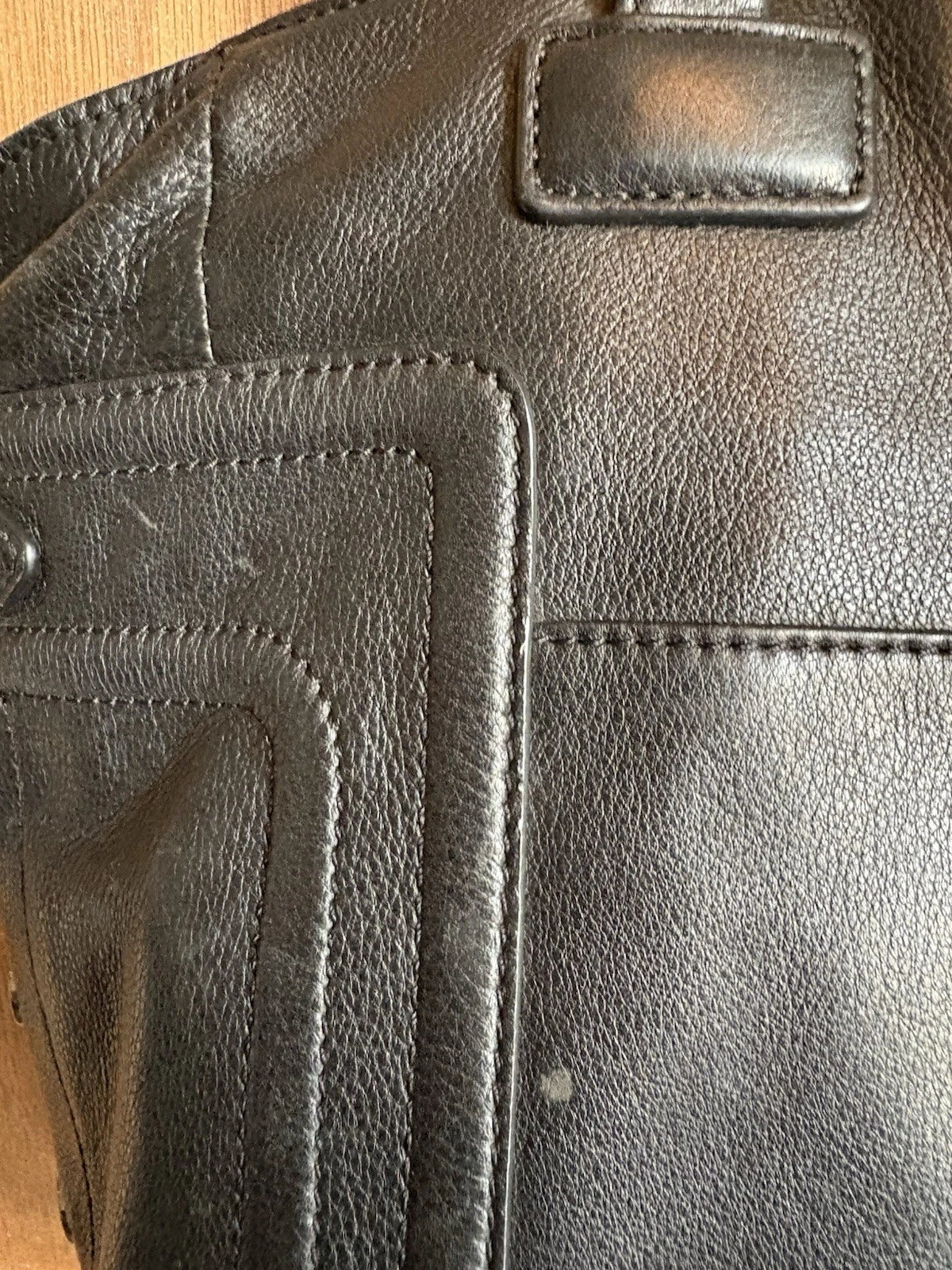 Hammitt Otis Leather Tote Black Gunmetal