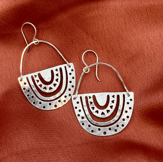 Handmade Ally Earrings | Rainbow | Pride | Non Profit - MST GoodsFluff Hardware