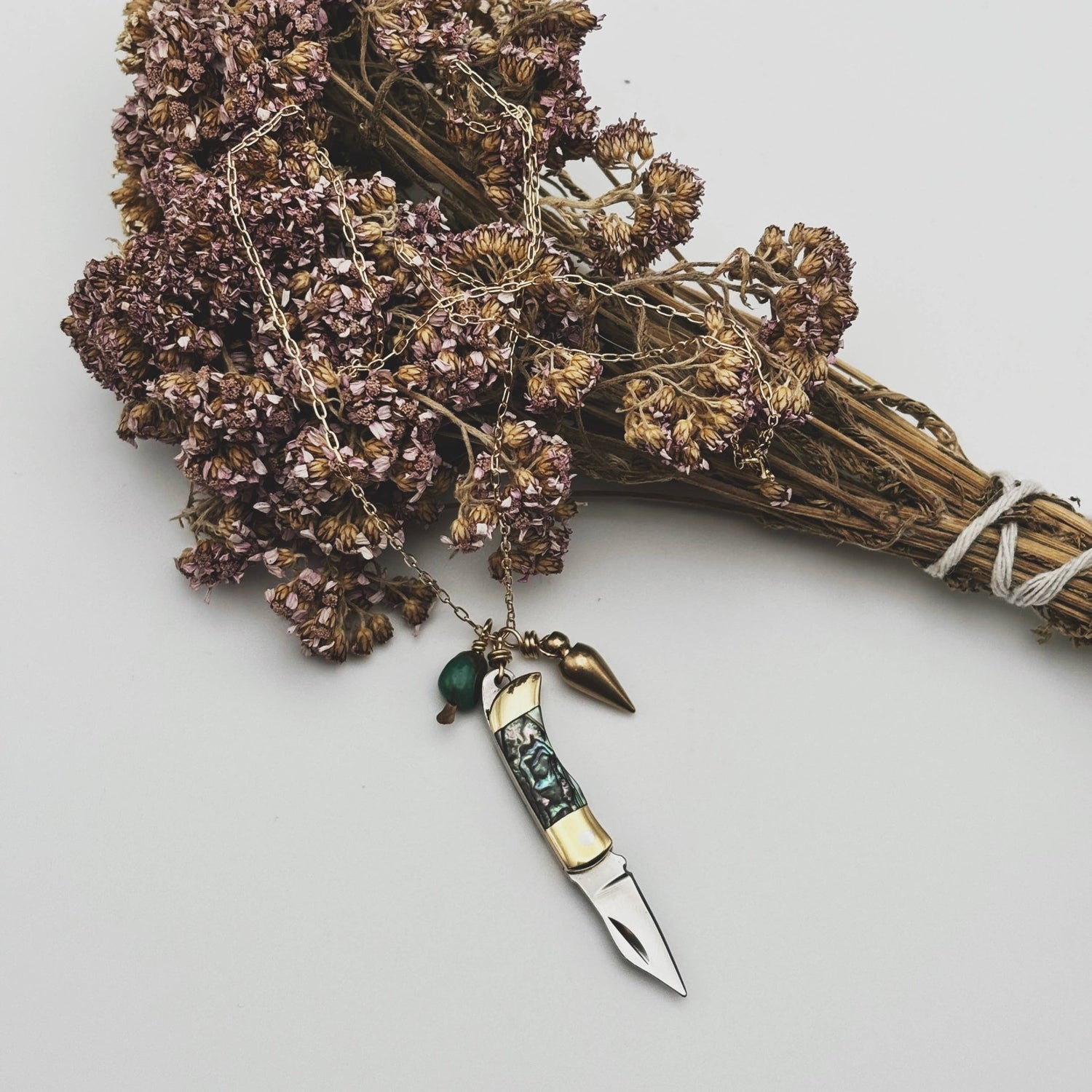 Handmade Billie Jr. Necklace (Abalone) - MST GoodsFluff Hardware