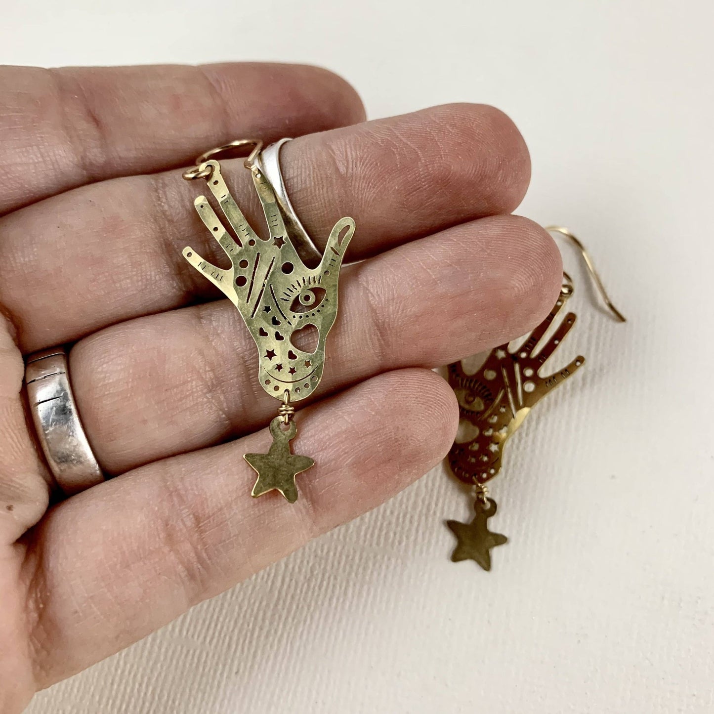 Handmade Clairvoyant Earrings - MST GoodsFluff Hardware