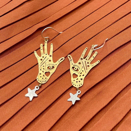 Handmade Clairvoyant Earrings - MST GoodsFluff Hardware