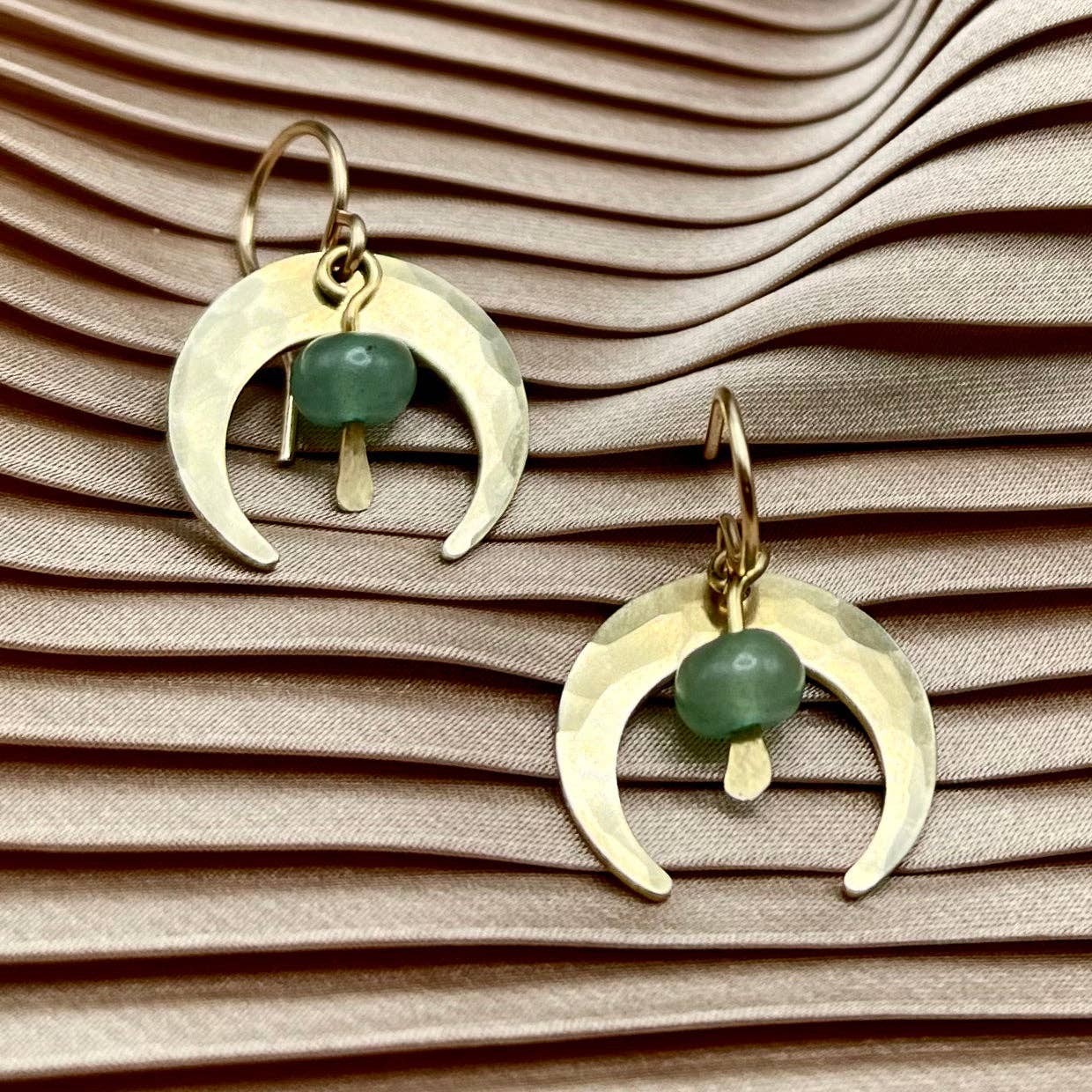 Handmade Crescent Earrings - MST GoodsFluff Hardware