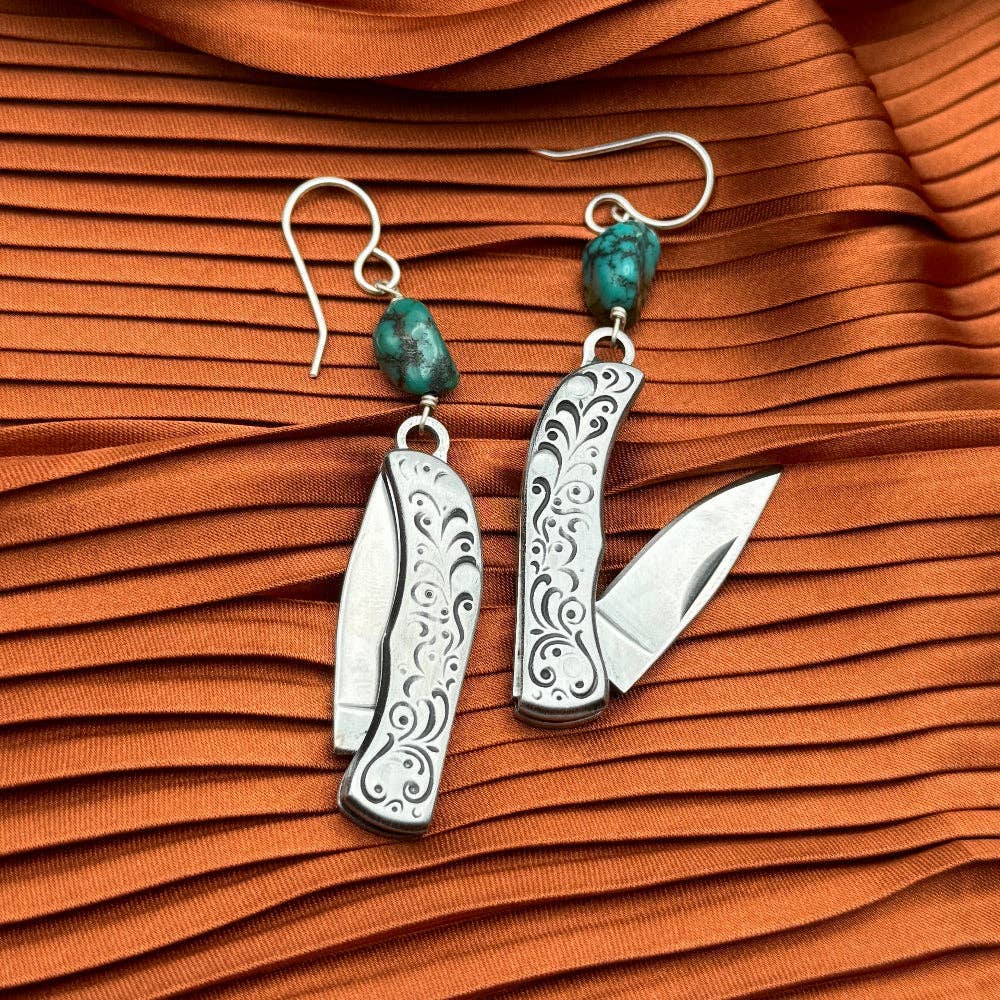 Handmade High Desert Earrings - MST GoodsFluff Hardware