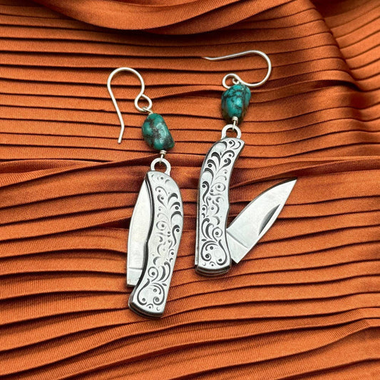 Handmade High Desert Earrings - MST GoodsFluff Hardware