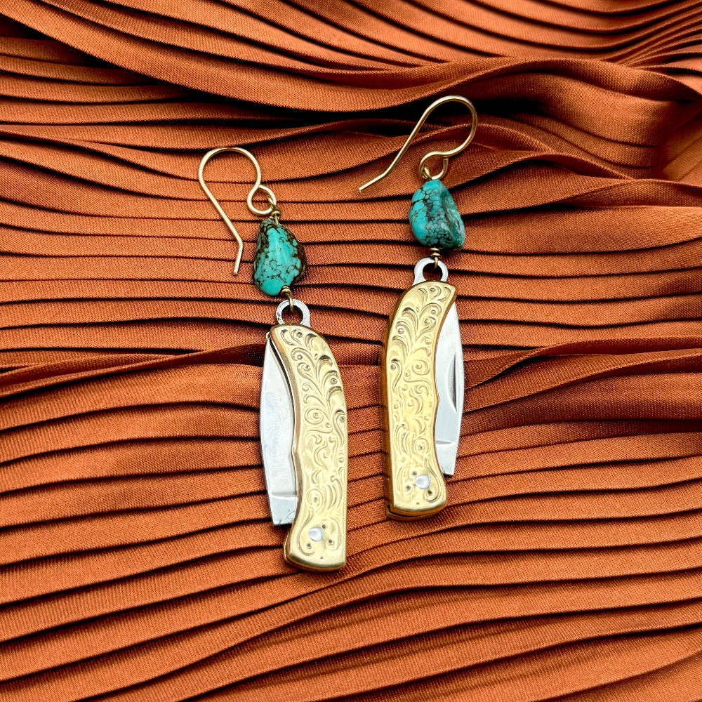 Handmade High Desert Earrings - MST GoodsFluff Hardware