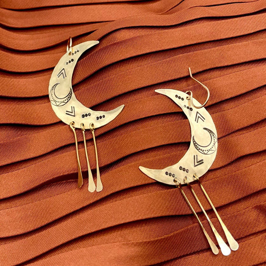 Handmade Hunter Earrings - MST GoodsFluff Hardware