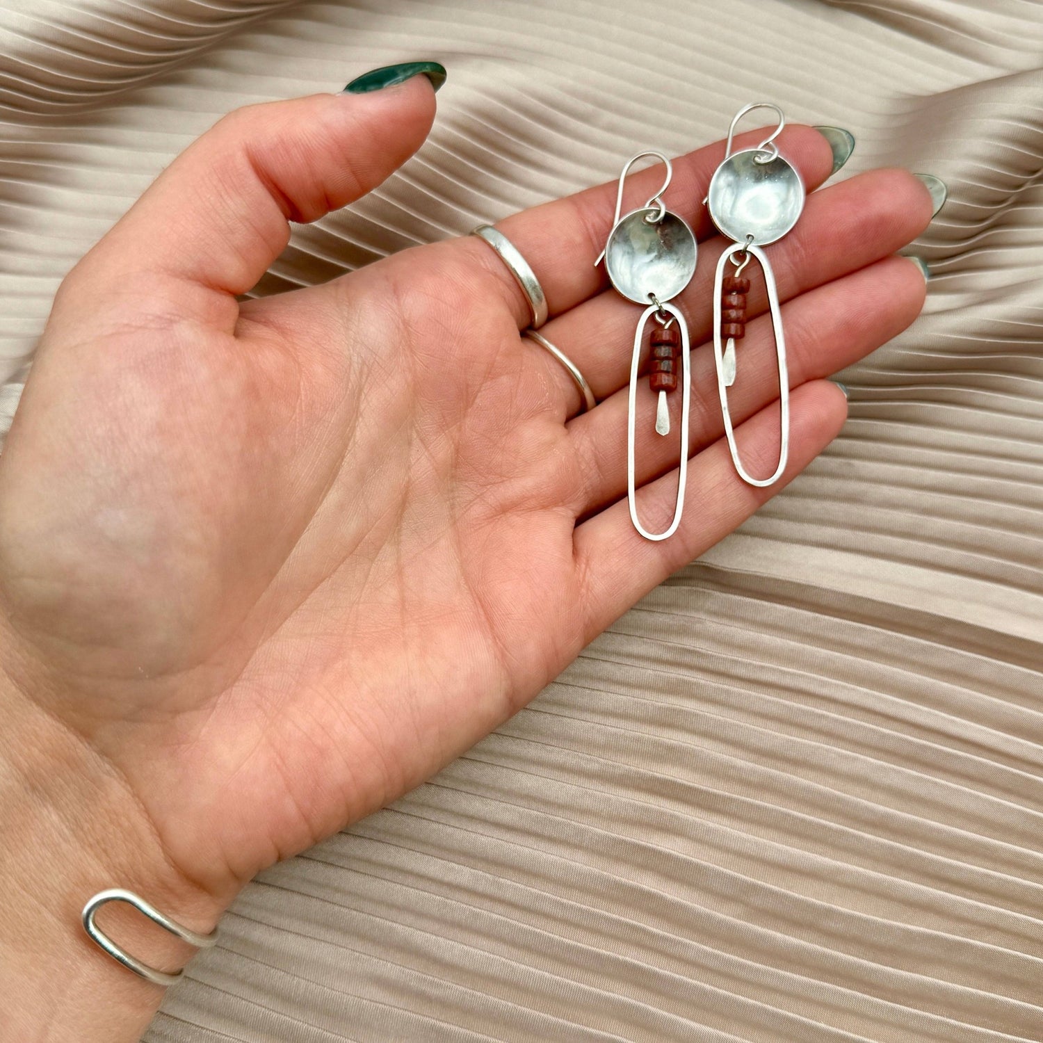 Handmade Sunveil Earrings - MST GoodsFluff Hardware