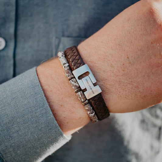 Harrison Leather Bracelet - MST GoodsBraceletsSteel & Barnett