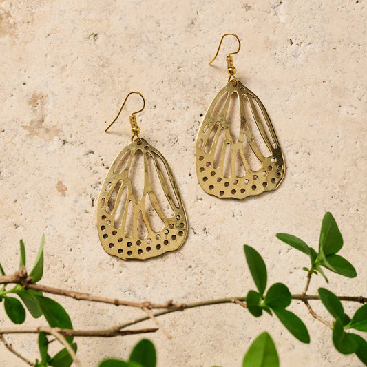 Hava Butterfly Wing Dangle Earrings - MST GoodsTen Thousand Villages