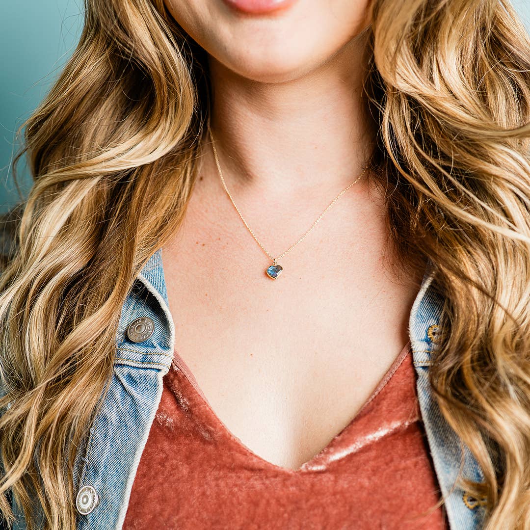 Heart of Stone Labradorite Necklace - MST GoodsOrnamental Things