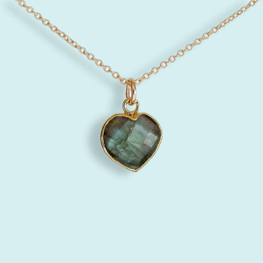 Heart of Stone Labradorite Necklace - MST GoodsOrnamental Things