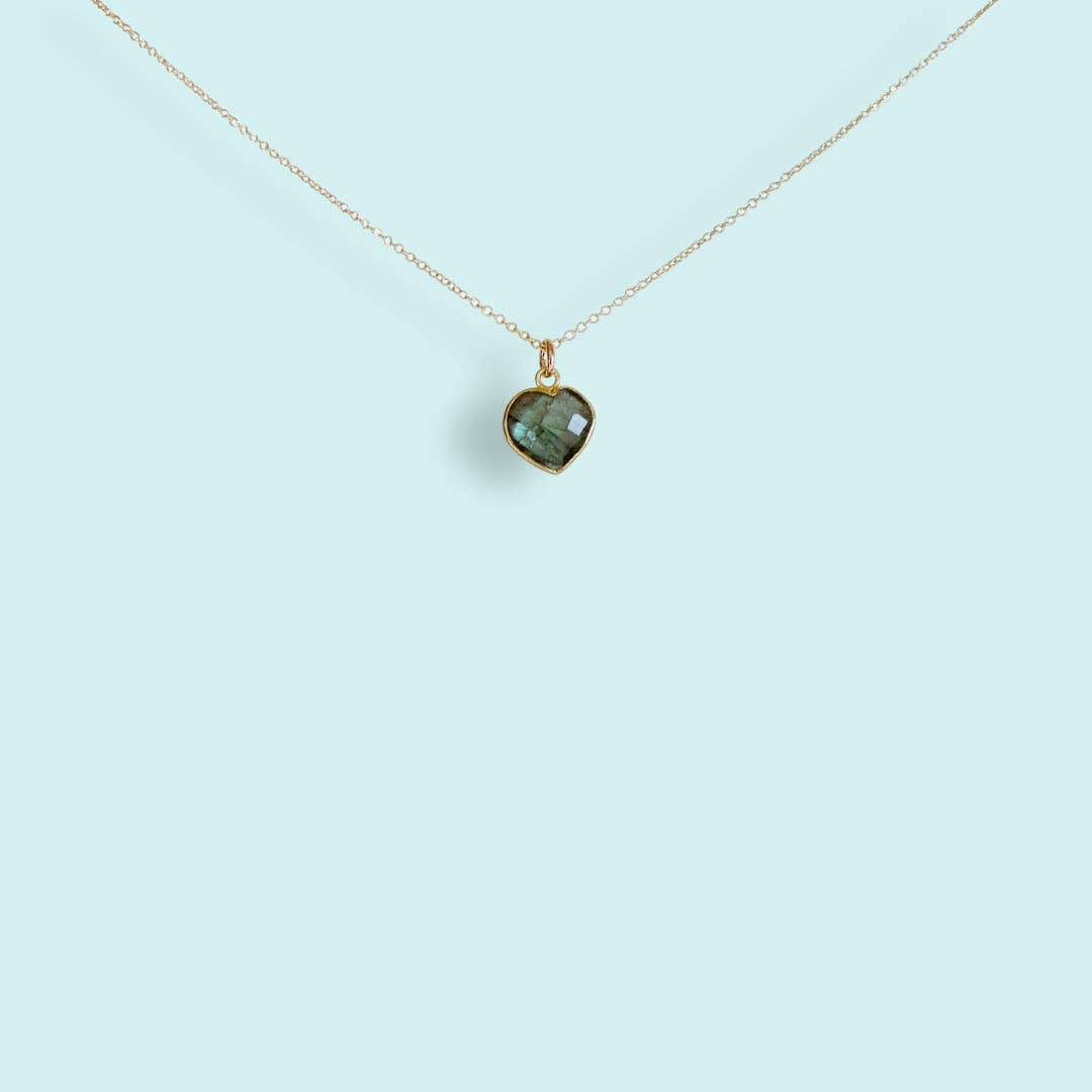 Heart of Stone Labradorite Necklace - MST GoodsOrnamental Things