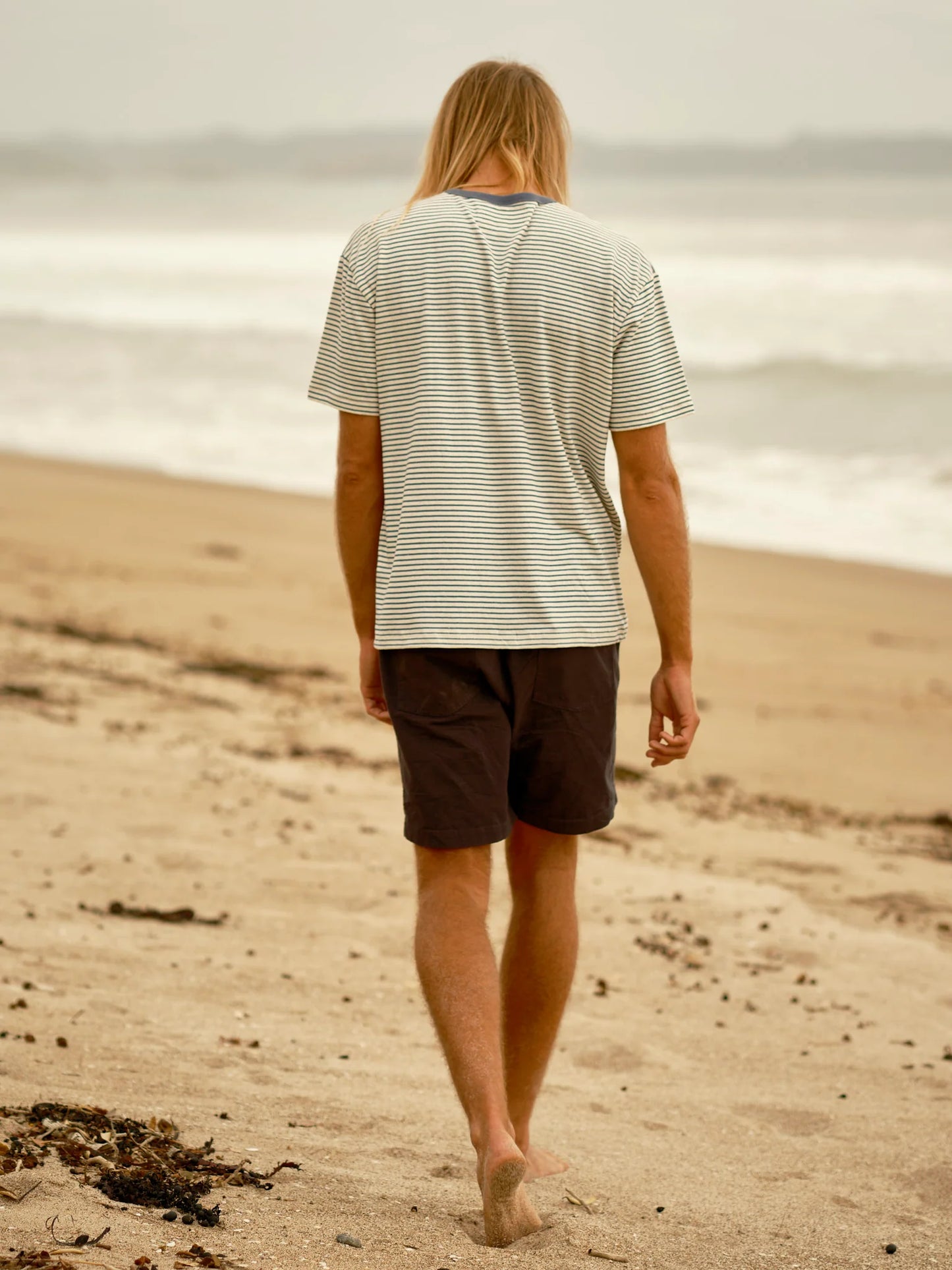 Hemp Stripe Pocket Tee