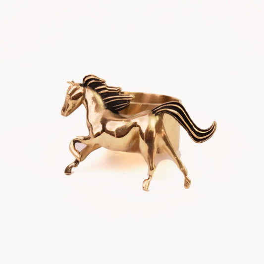 Horses Brass Bandana Slide Ring - MST GoodsHandker Bandanas