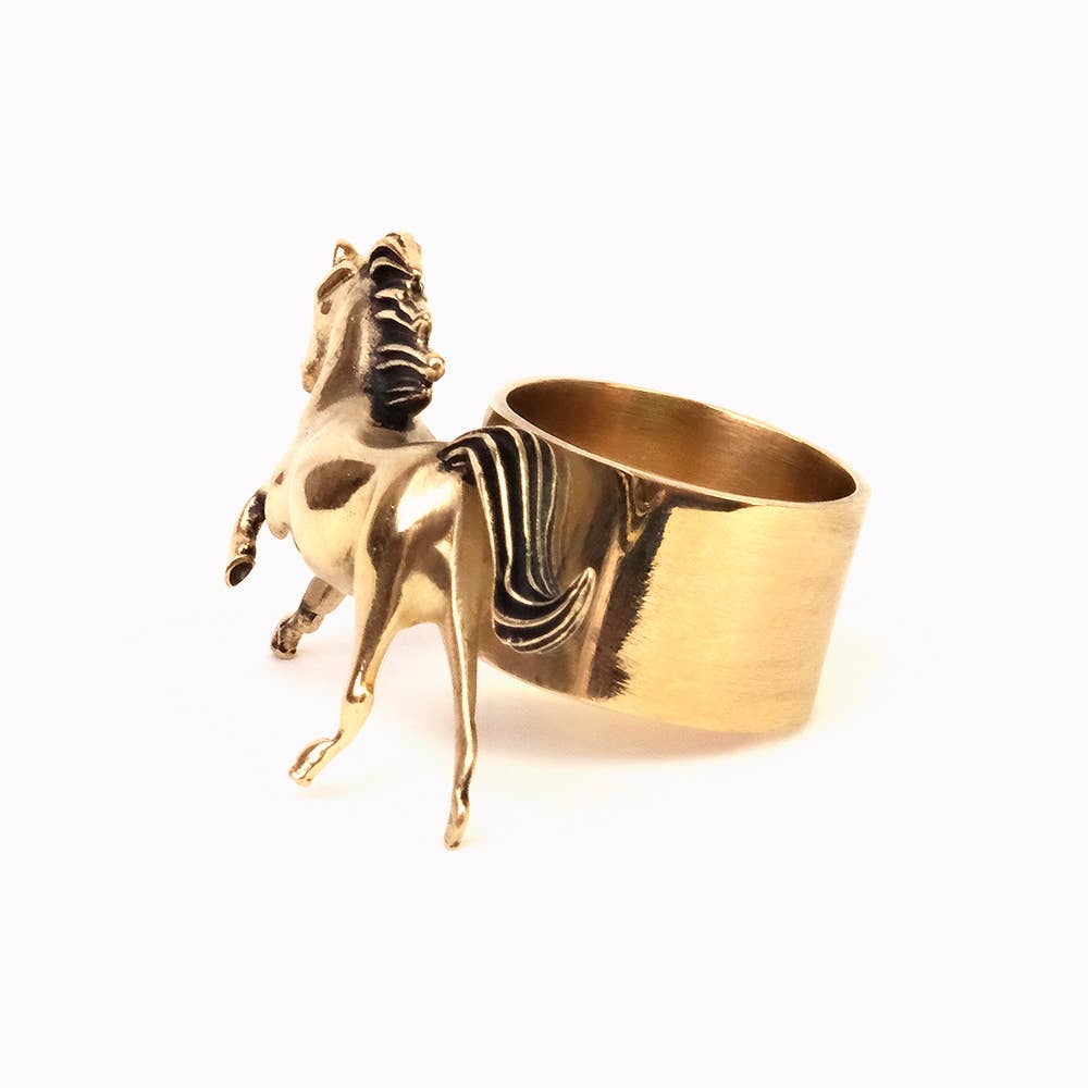 Horses Brass Bandana Slide Ring - MST GoodsHandker Bandanas