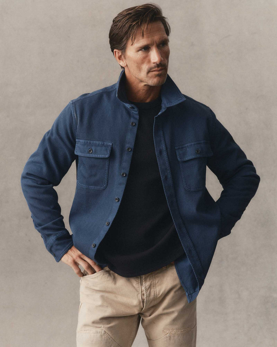 The Ledge Shirt in Atlantic Twill