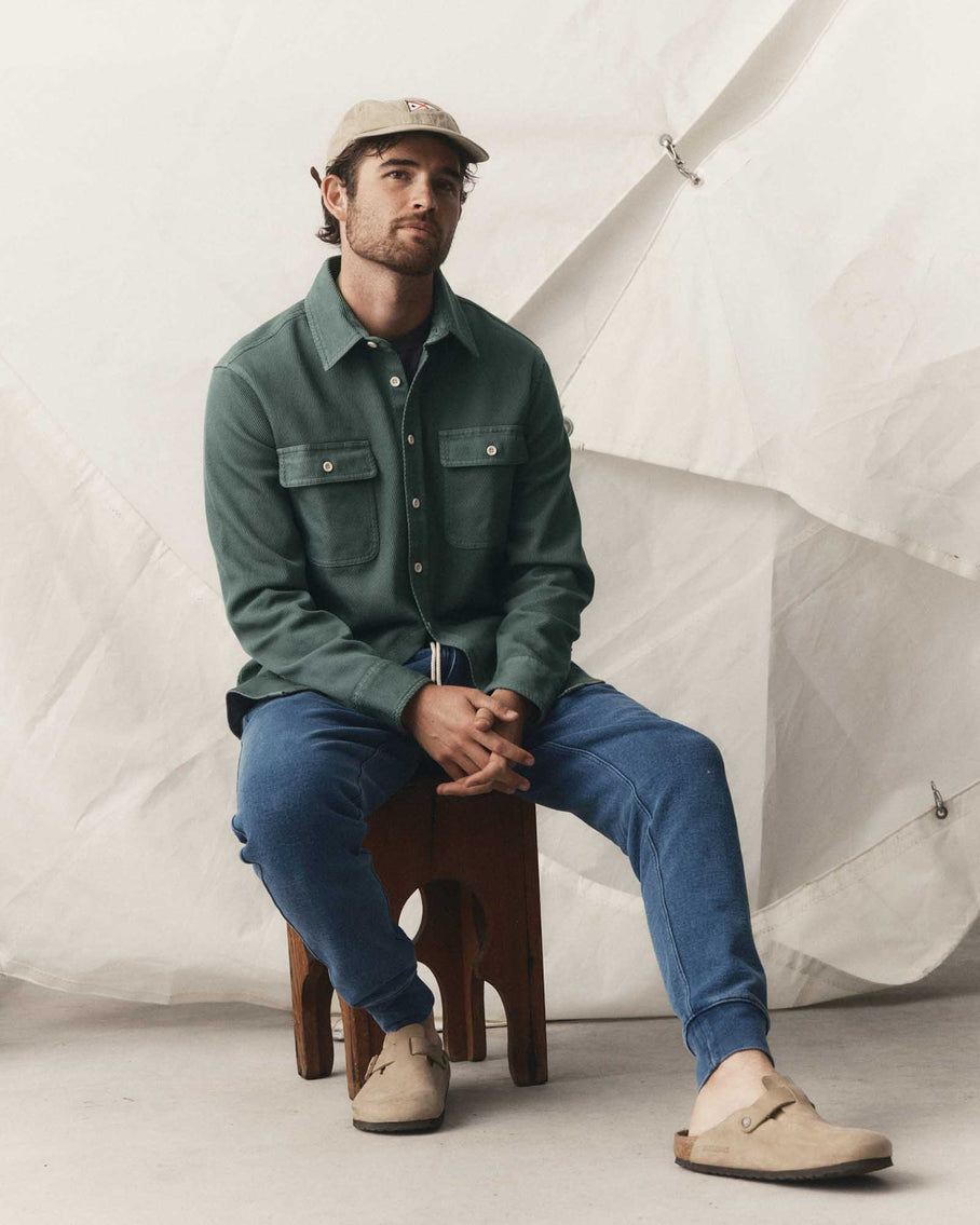 The Ledge Shirt in Deep Sea Twill