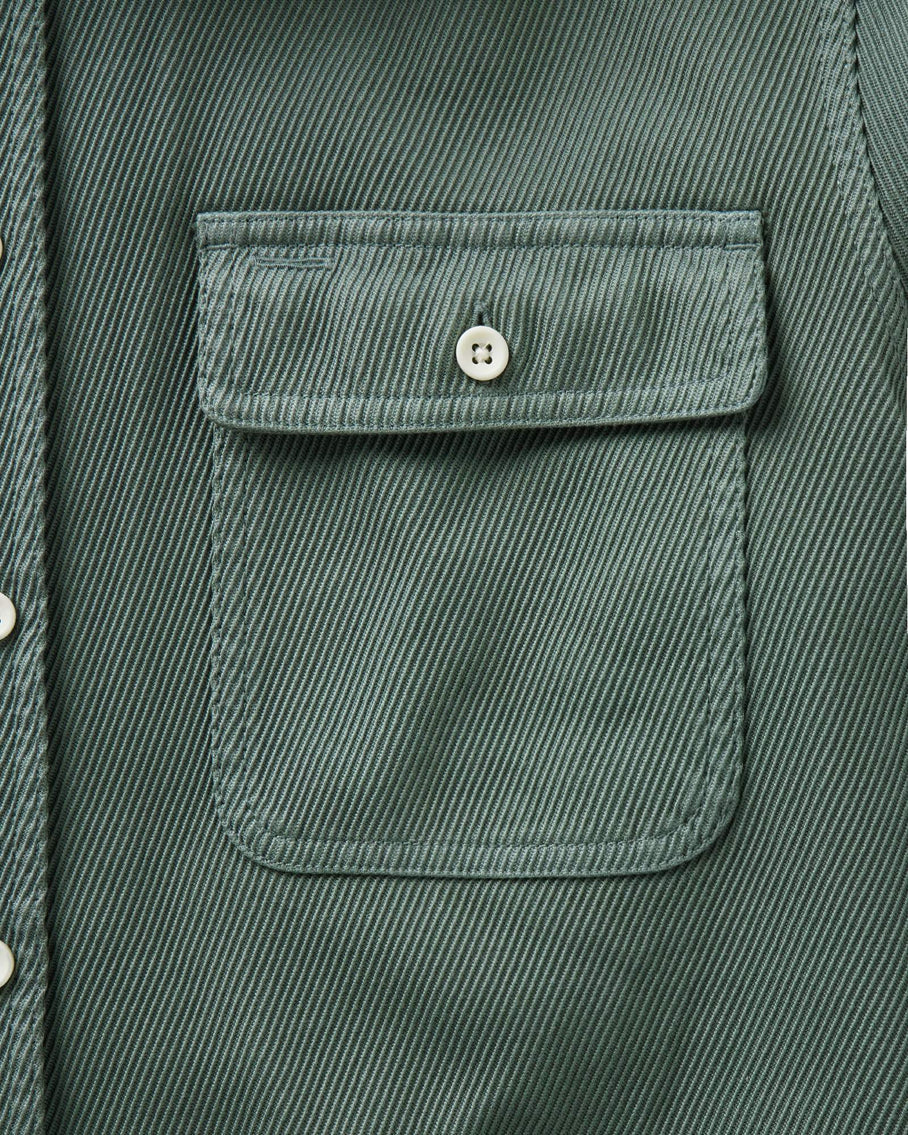 The Ledge Shirt in Deep Sea Twill