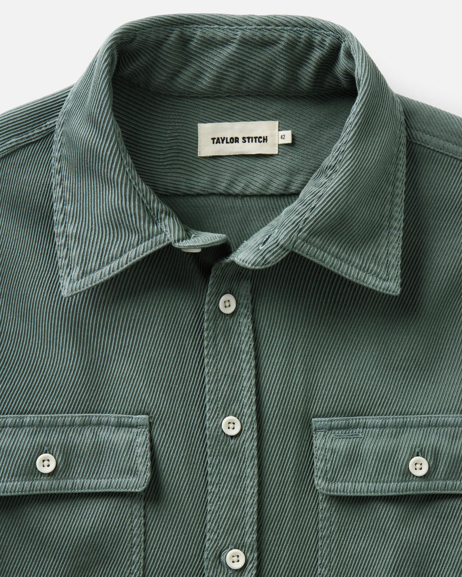 The Ledge Shirt in Deep Sea Twill