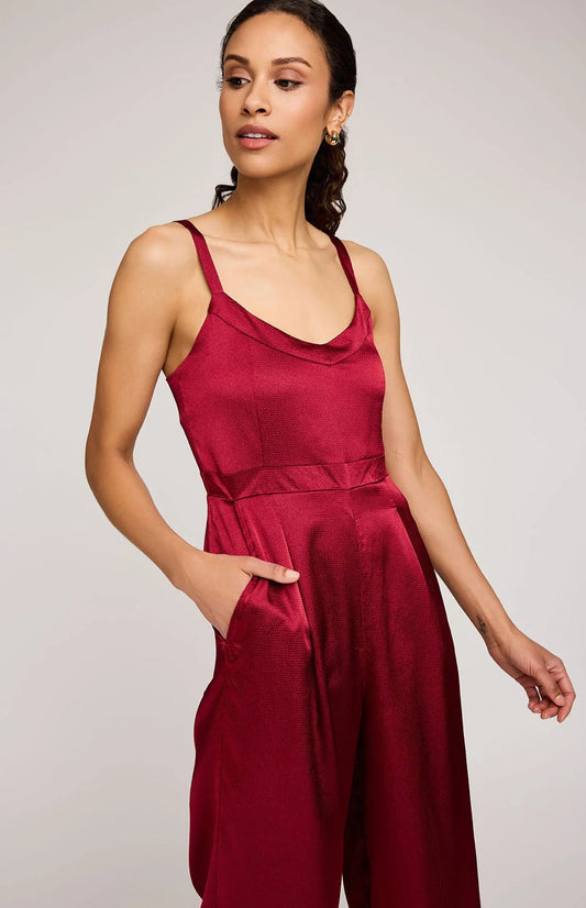 Irina Satin Jumpsuit - MST GoodsGentle Fawn