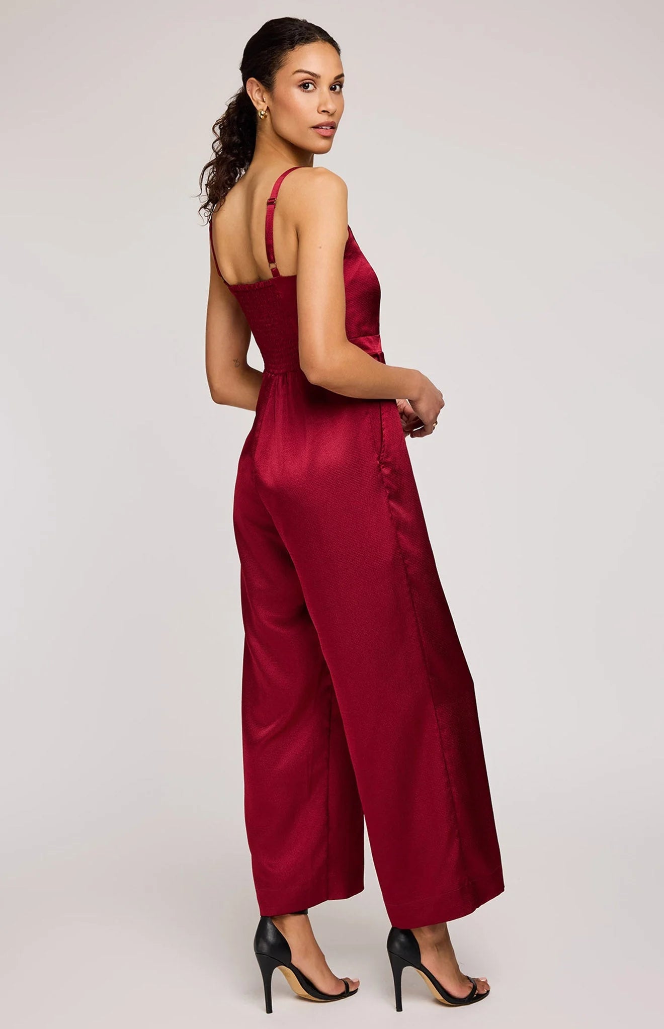 Irina Satin Jumpsuit - MST GoodsGentle Fawn