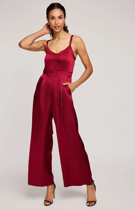 Irina Satin Jumpsuit - MST GoodsGentle Fawn