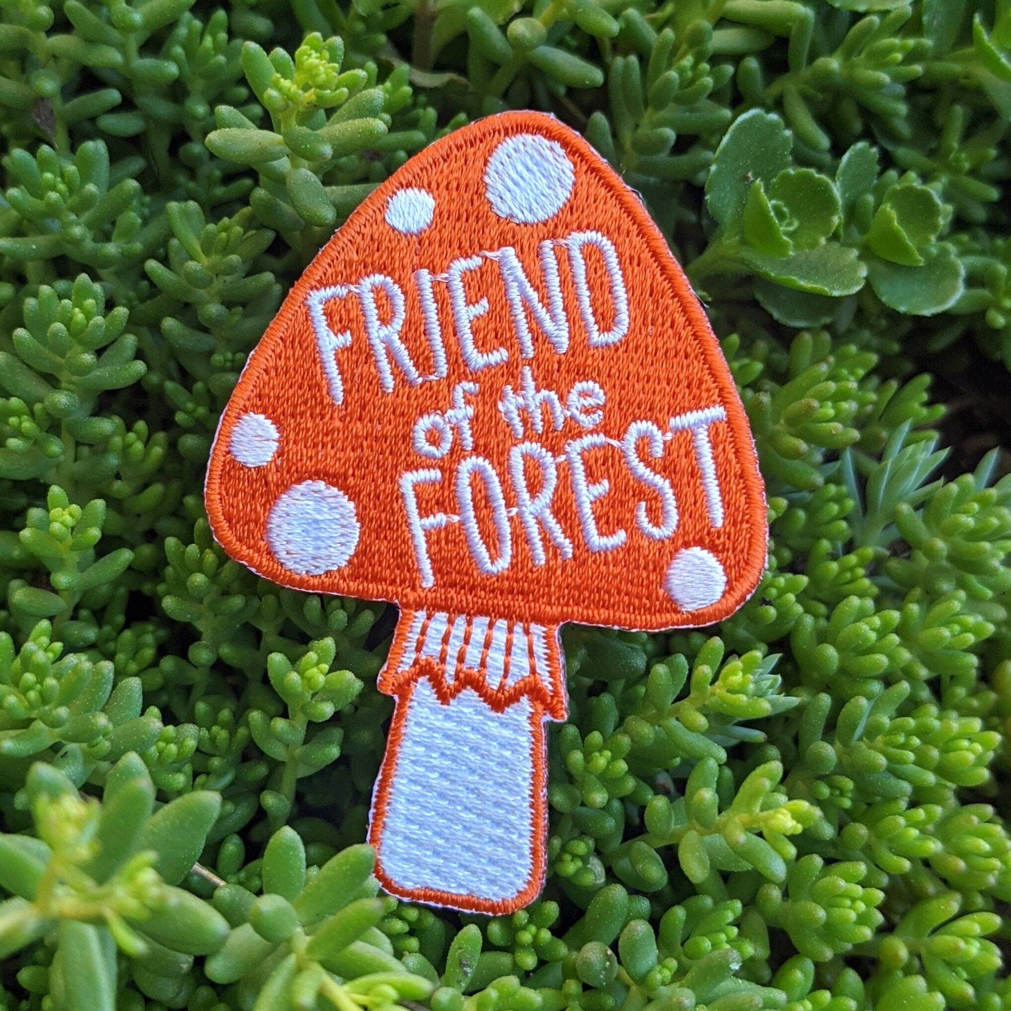 Iron - on patch | friend of the forest mushroom - MST Goodsilikesara | art + goods
