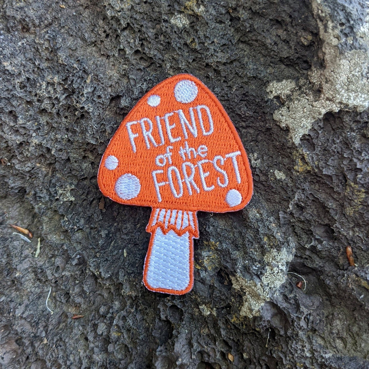 Iron - on patch | friend of the forest mushroom - MST Goodsilikesara | art + goods