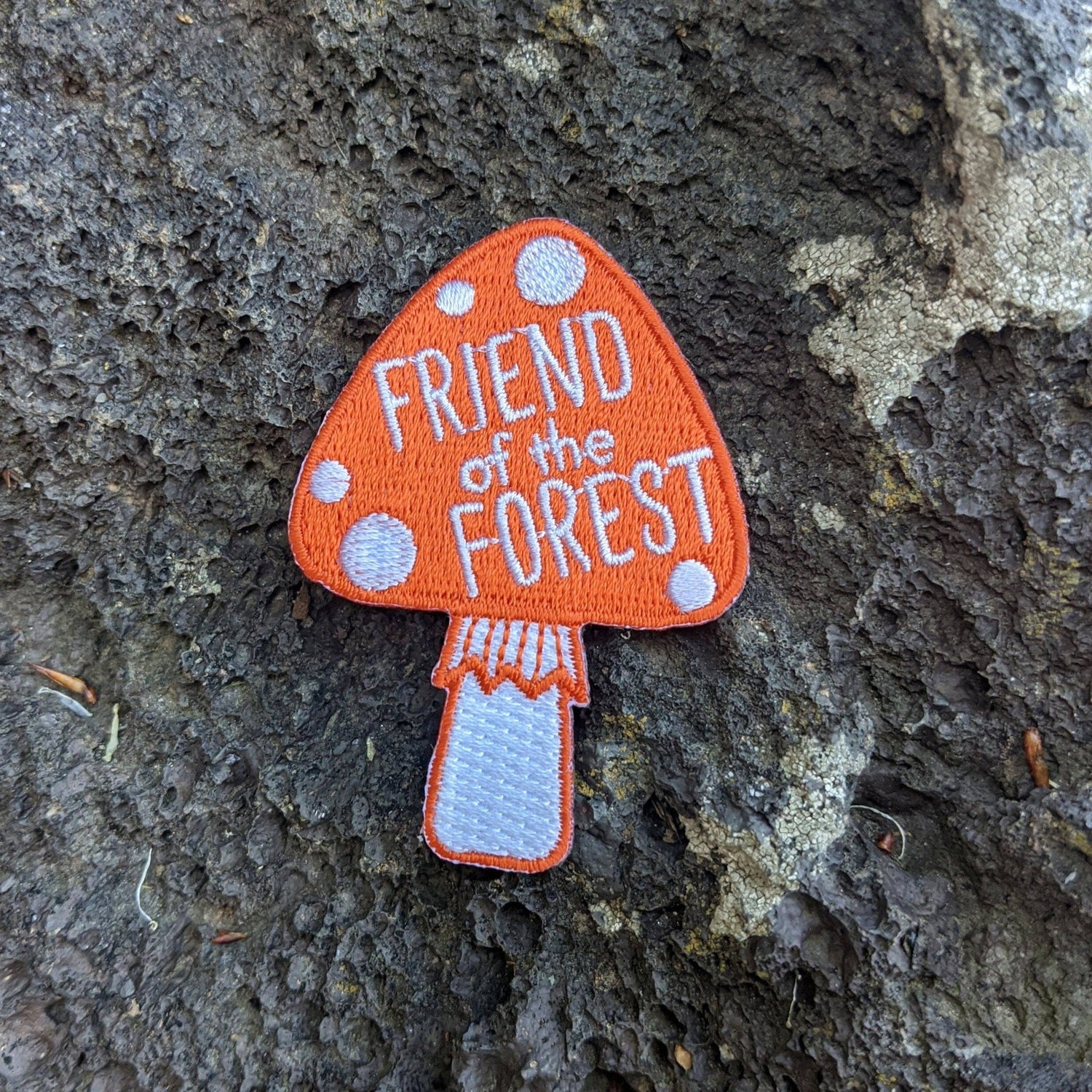 Iron - on patch | friend of the forest mushroom - MST Goodsilikesara | art + goods
