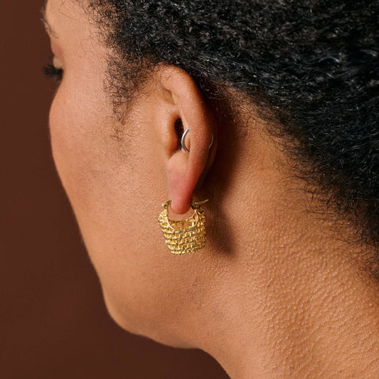 Jiya Basket Shaped Earrings - MST GoodsTen Thousand Villages