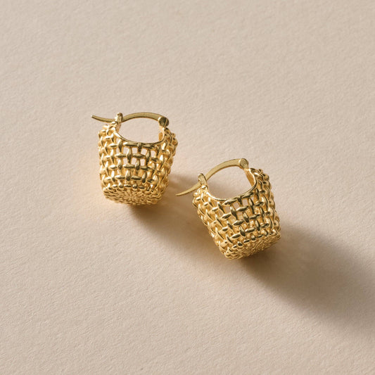 Jiya Basket Shaped Earrings - MST GoodsTen Thousand Villages