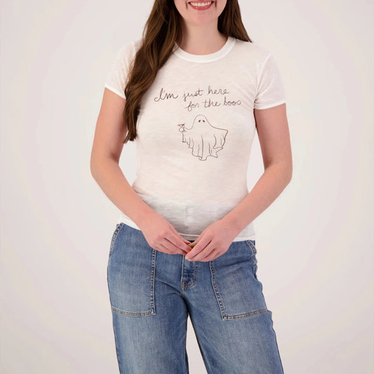 Just Here for the Boos Baby T - MST GoodsProject Social T