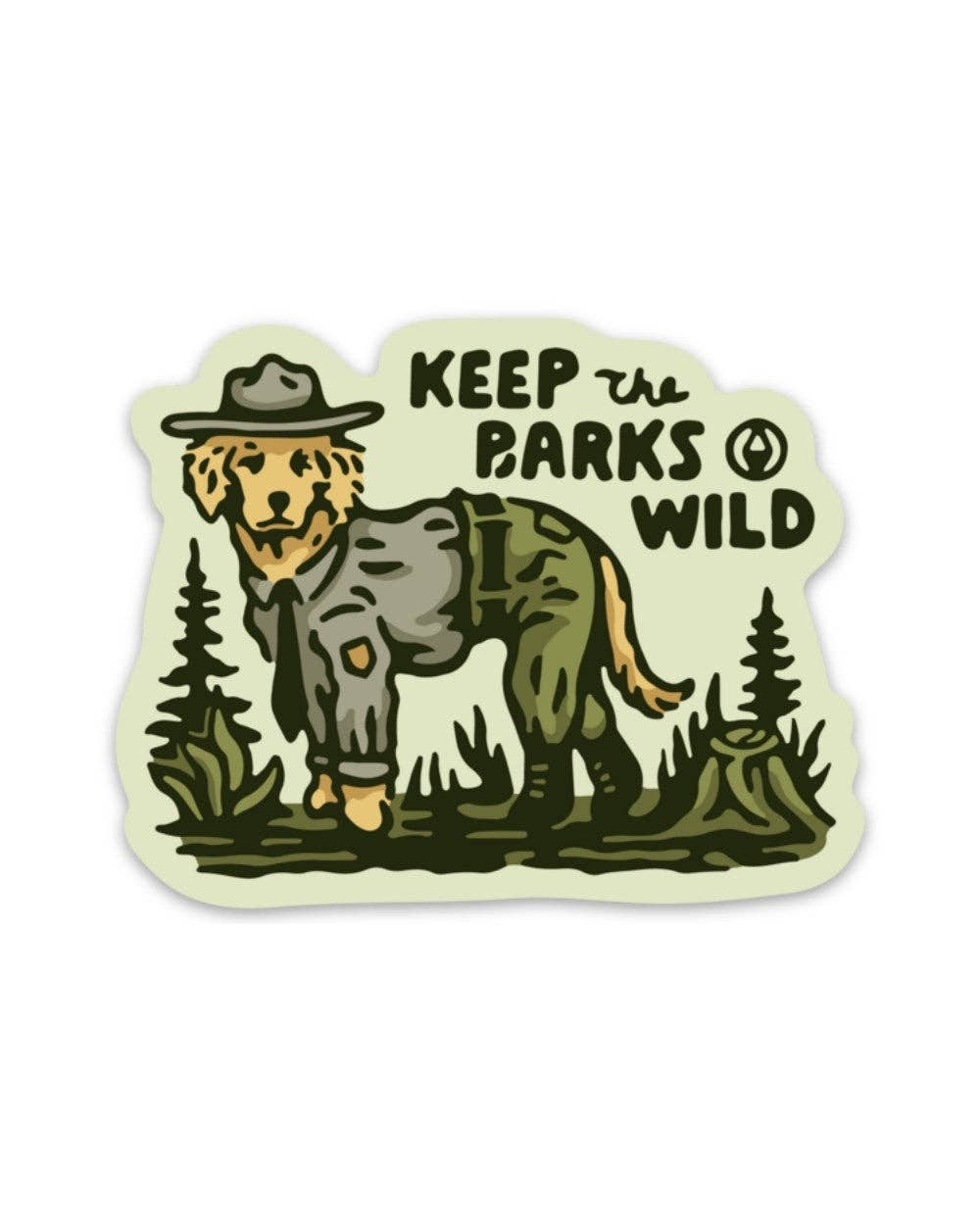 Keep the Barks Wild | Sticker - MST GoodsKeep Nature Wild