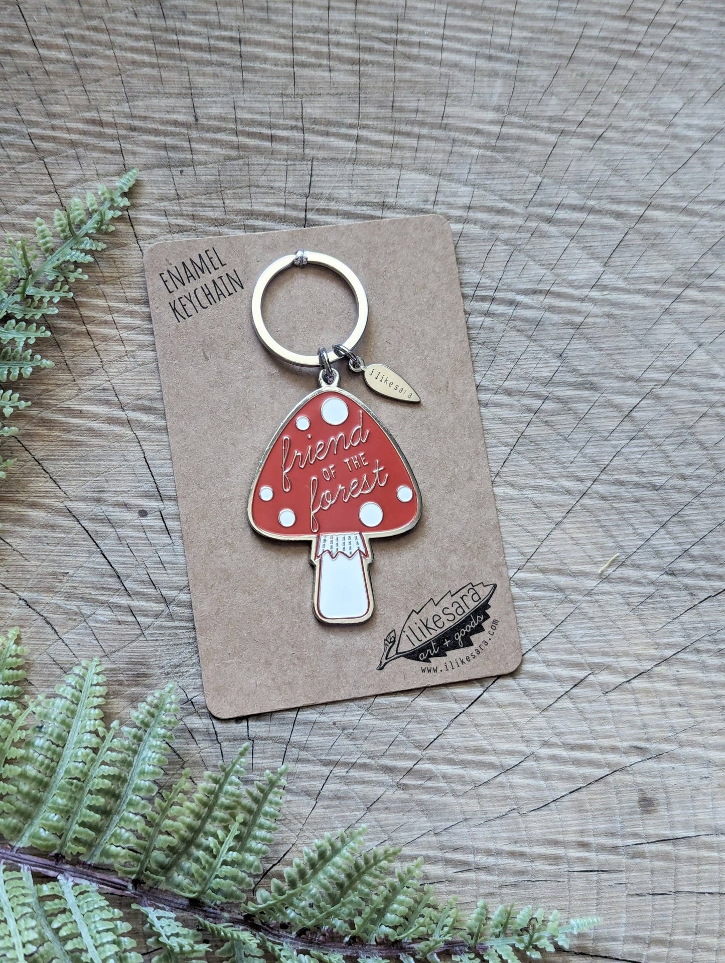 Keychain | friend of the forest mushroom - MST Goodsilikesara | art + goods