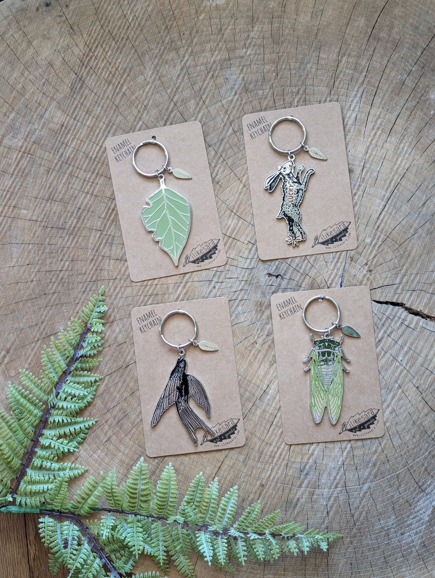 Keychain | lucky rabbit - MST Goodsilikesara | art + goods