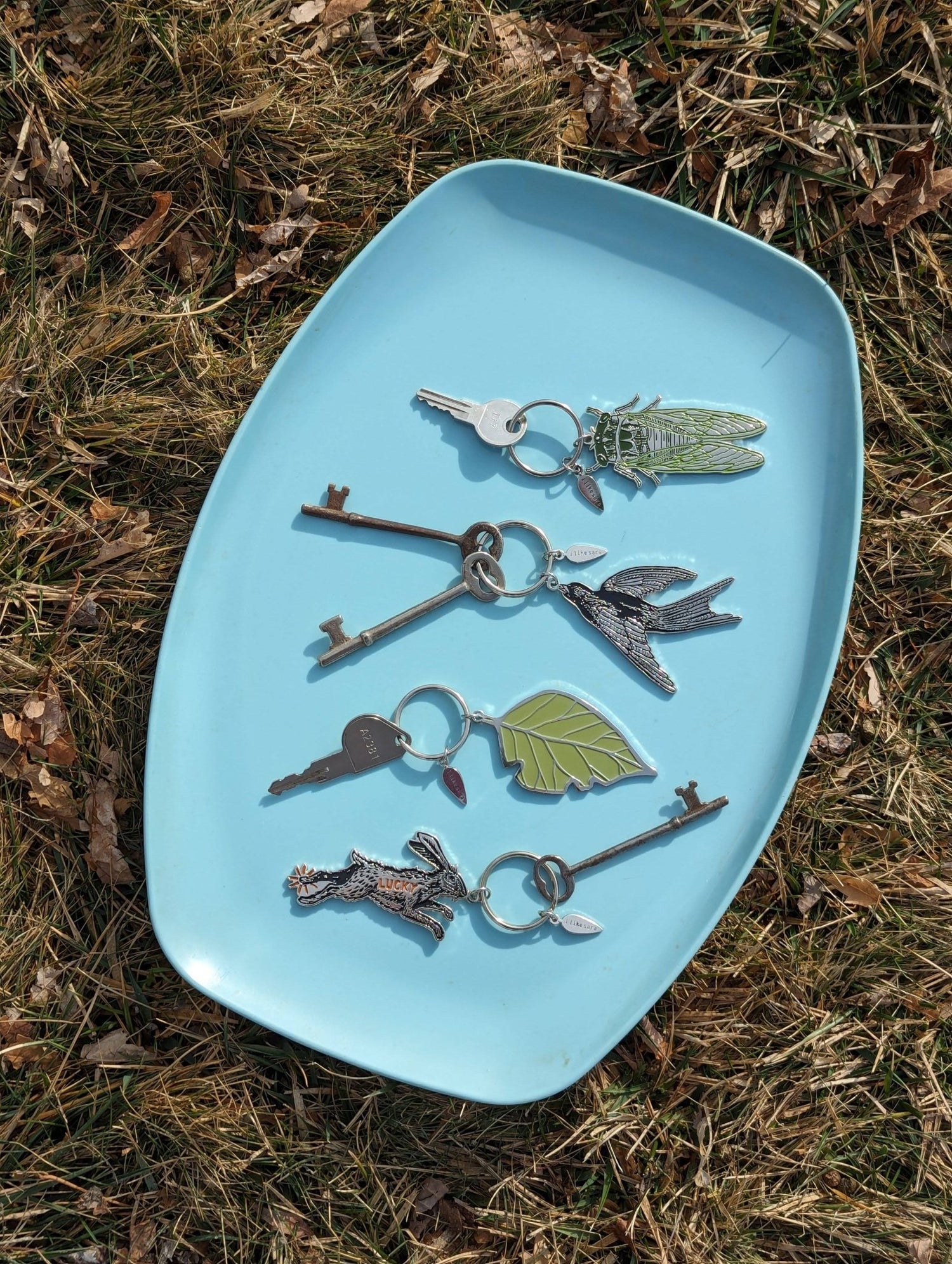 Keychain | lucky rabbit - MST Goodsilikesara | art + goods