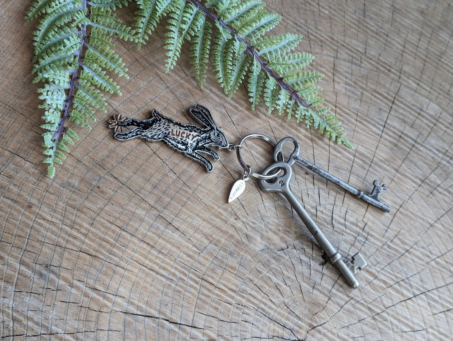 Keychain | lucky rabbit - MST Goodsilikesara | art + goods