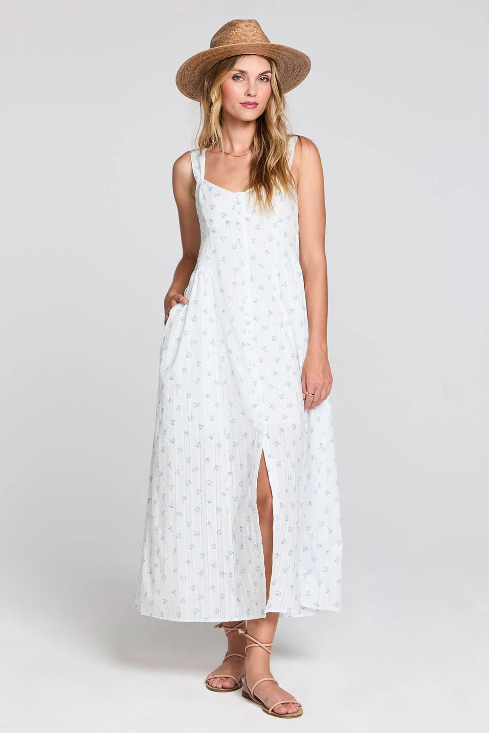 Kymber Capri Blue Midi Dress - MST GoodsSaltwater Luxe