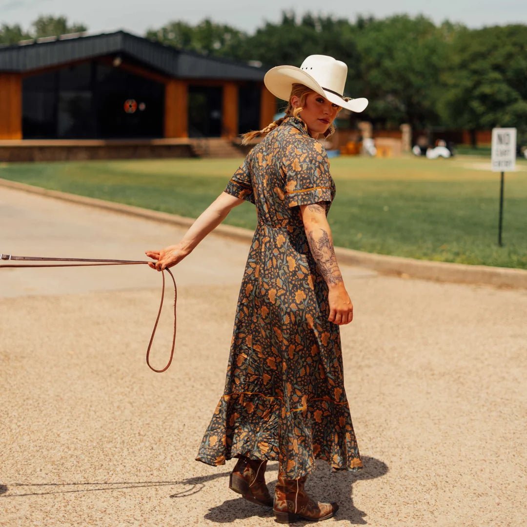 La Dahlia Dress - Copper Floral - MST GoodsSendero Provisions Company