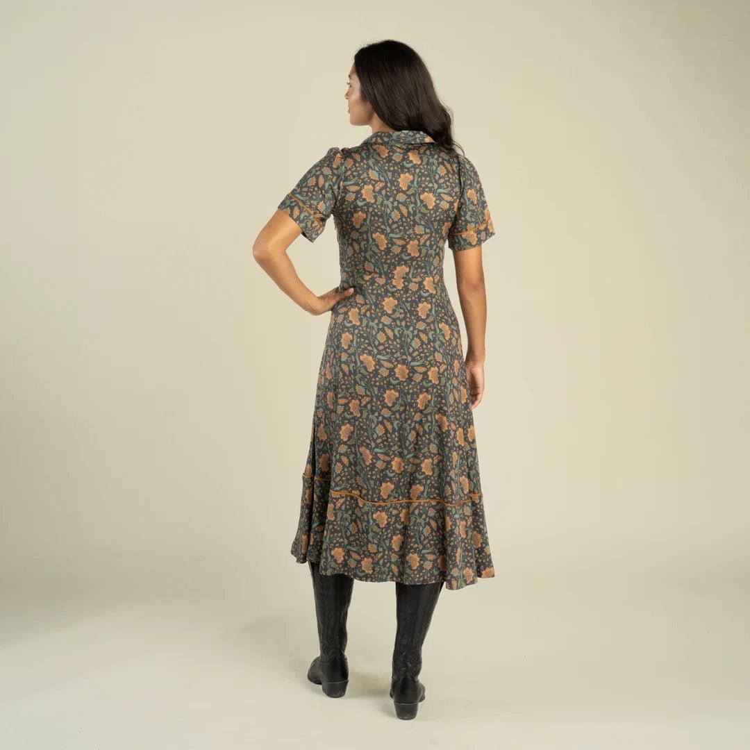 La Dahlia Dress - Copper Floral - MST GoodsSendero Provisions Company