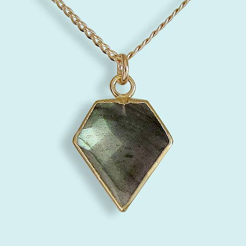 Labradorite Pentagon Necklace - MST GoodsOrnamental Things