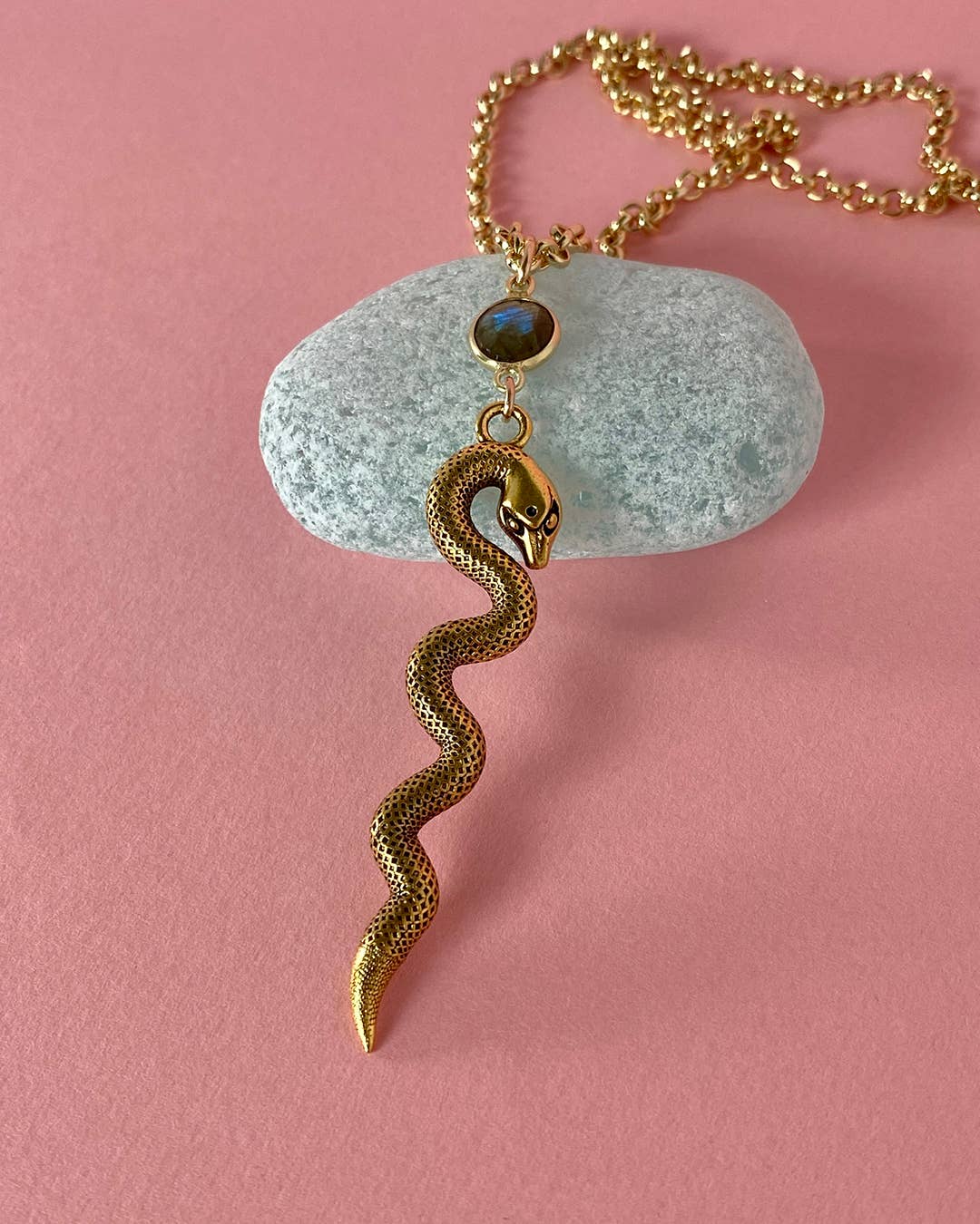 Labradorite Serpent Necklace - MST GoodsOrnamental Things