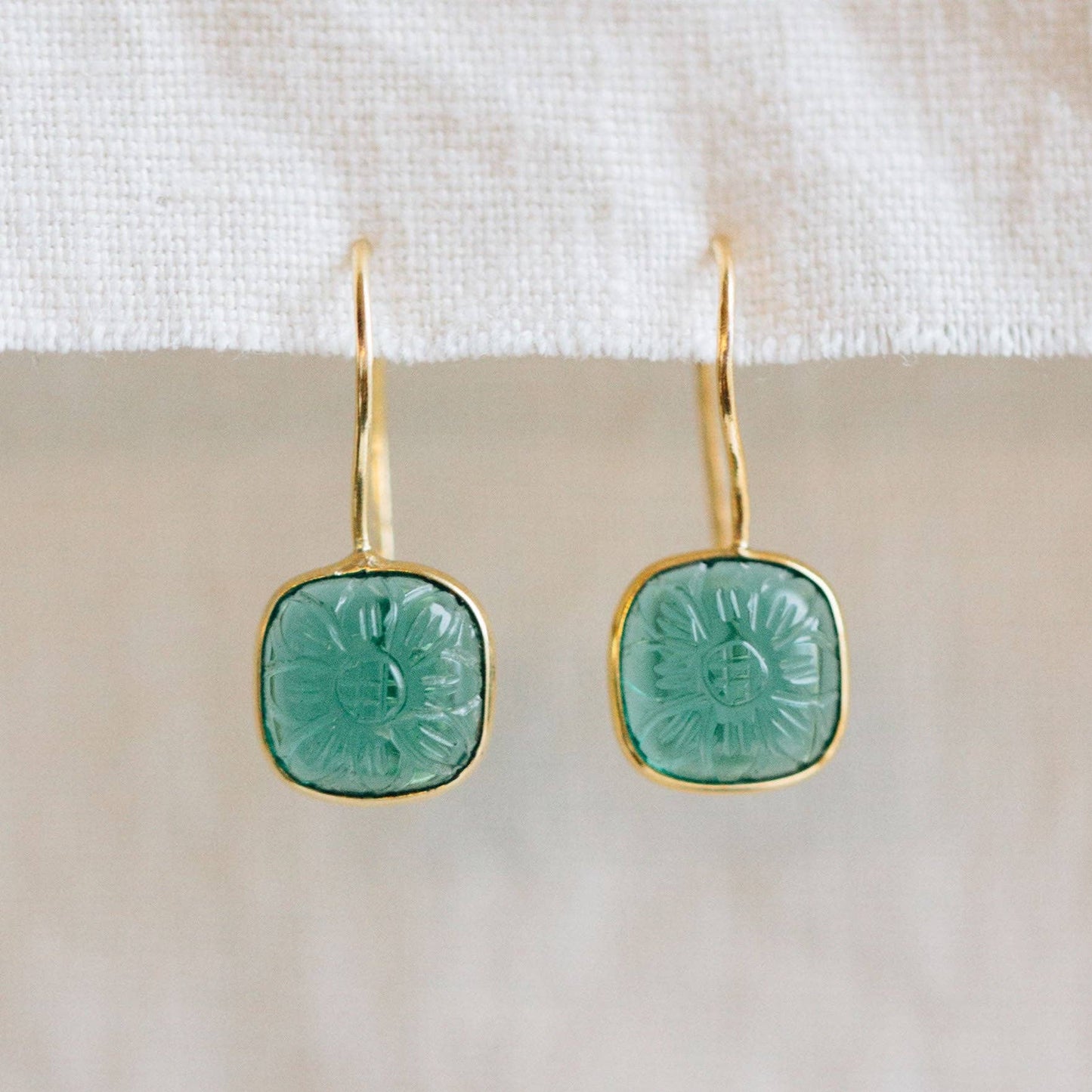 Lalita Blue Daisy Dangle Earrings - MST GoodsTen Thousand Villages