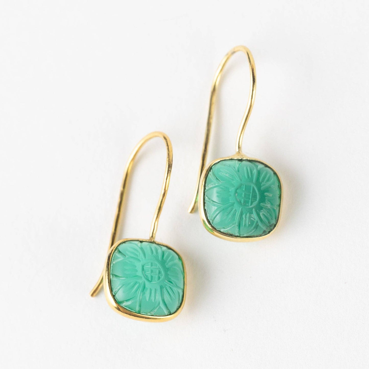 Lalita Blue Daisy Dangle Earrings - MST GoodsTen Thousand Villages