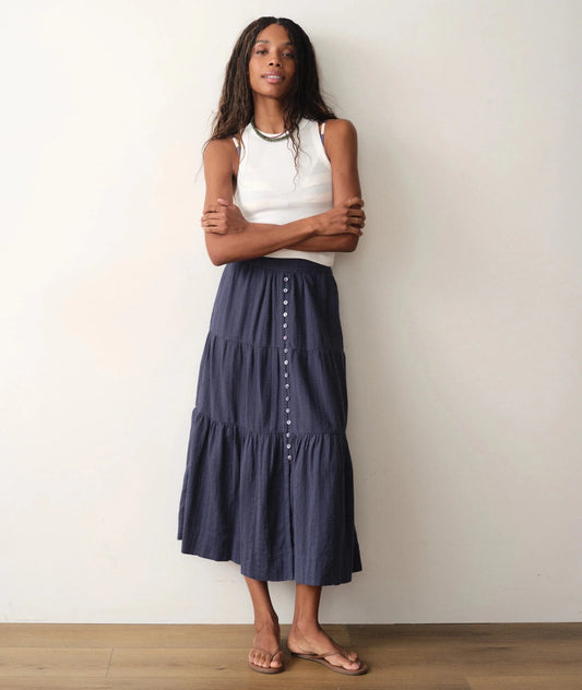 Lana Button Through Skirt - MST GoodsMarine Layer