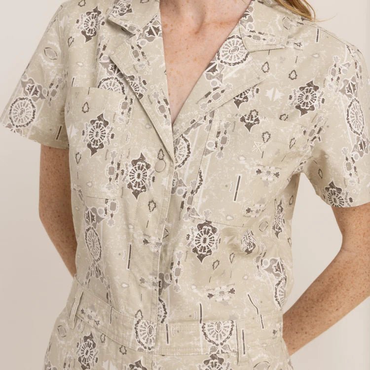 Layover Short Sleeve Jumpsuit - MST GoodsRoark