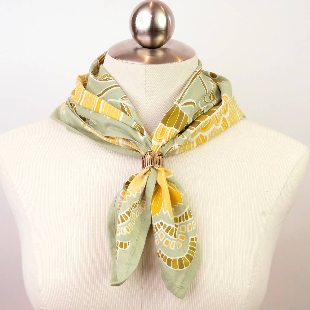 Leah Brass Bandana Slide Ring Bolo - MST GoodsBandanasHandker Bandanas