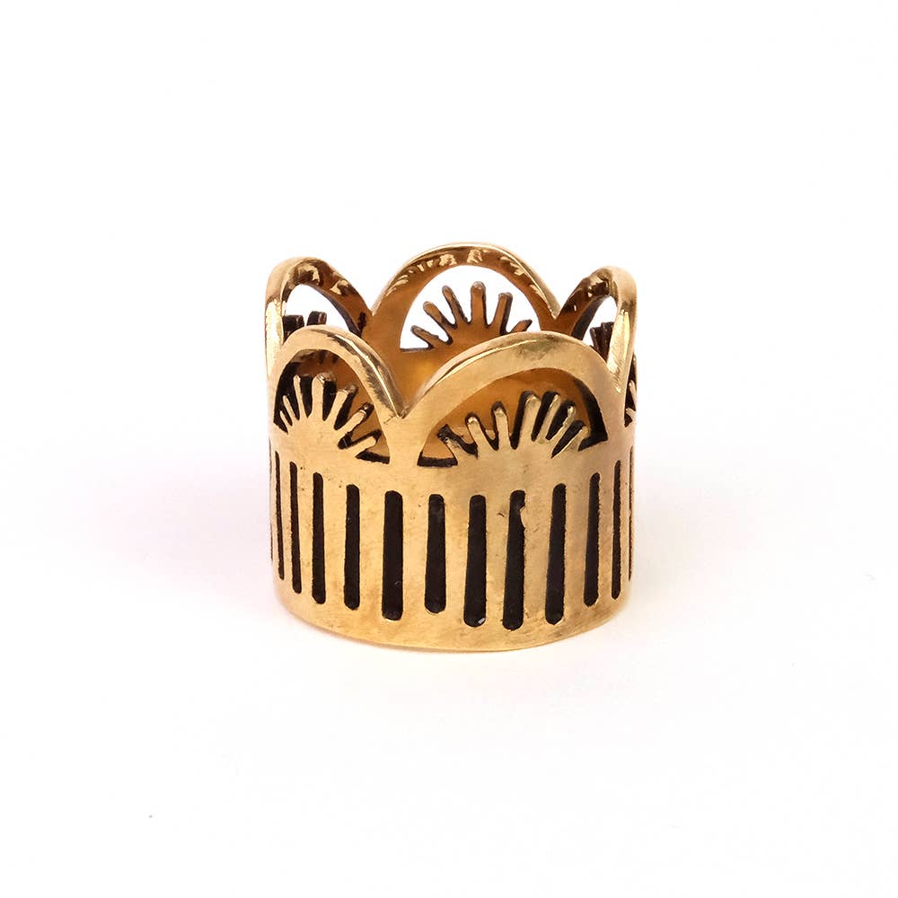 Leah Brass Bandana Slide Ring Bolo - MST GoodsBandanasHandker Bandanas